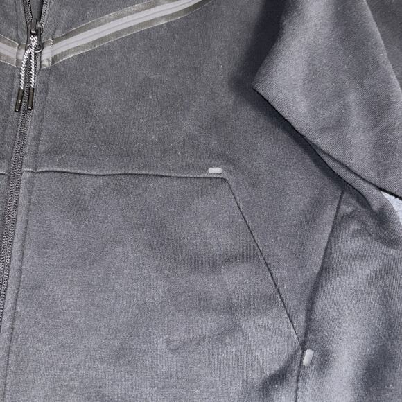Nike Hoodie Womens Medium Black Tech Fleece Full Zip Jacket CW4298-010 Athletic - Picture 2 of 15